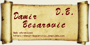 Damir Besarović vizit kartica